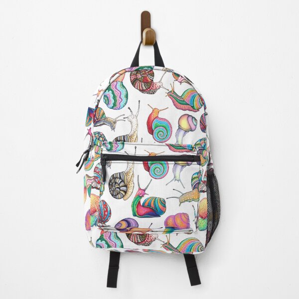 Item preview, Rainbow Snails pattern designed and sold by wonderikart.