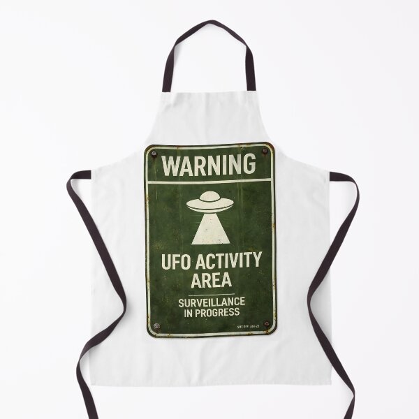 Item preview, Warning - UFO Activity Area | Military Sign designed and sold by Artist18XF.