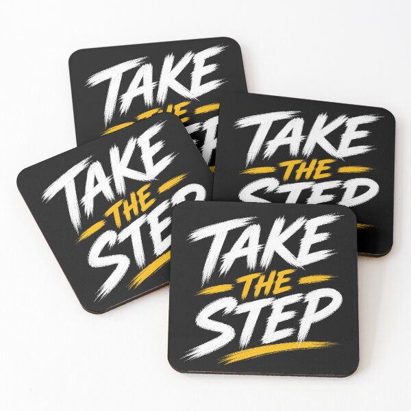 Item preview, Take The Step Motivational Typography Design designed and sold by the-dovlat.