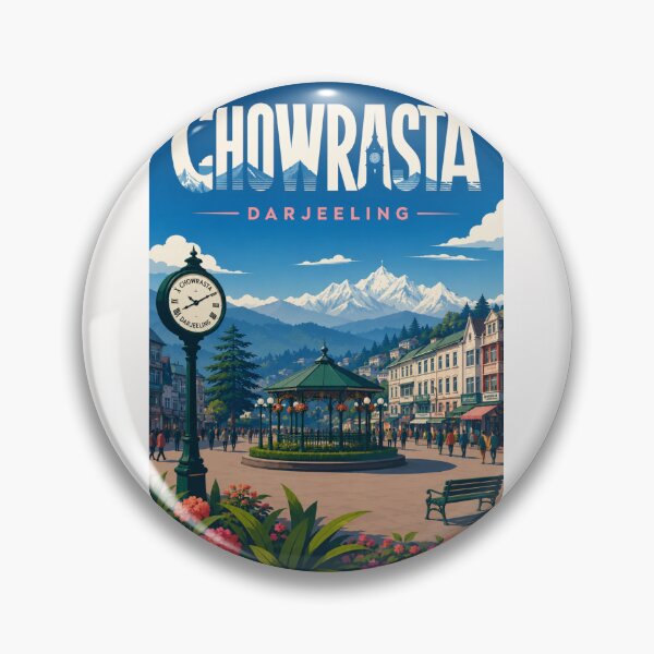 Item preview, Chowrasta Square Darjeeling Himalayan Town West Bengal designed and sold by Places On Earth.