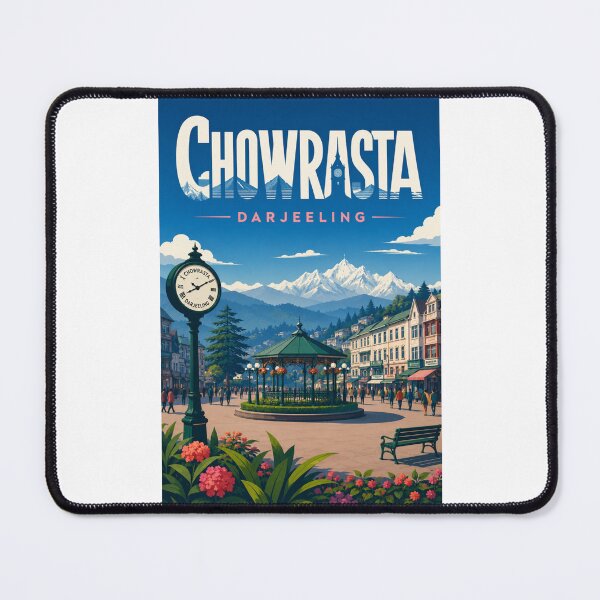 Item preview, Chowrasta Square Darjeeling Himalayan Town West Bengal designed and sold by Places On Earth.