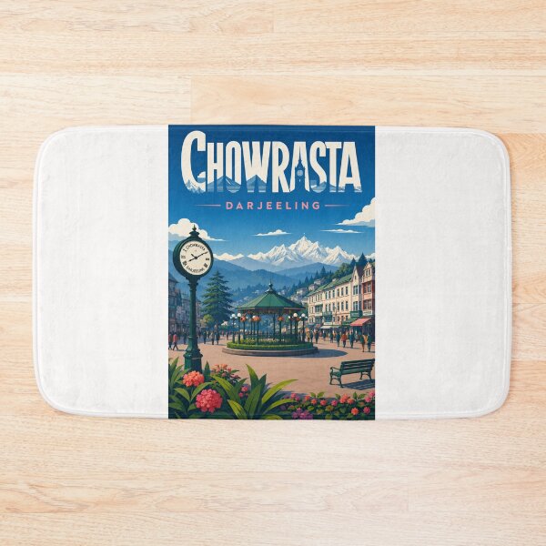 Item preview, Chowrasta Square Darjeeling Himalayan Town West Bengal designed and sold by Places On Earth.