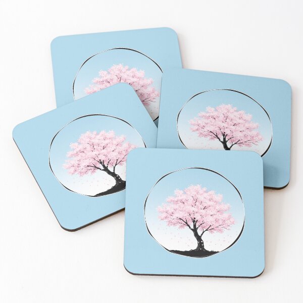 Item preview, Cherry Blossom Tree Japanese Sakura Pastel Aesthetic designed and sold by PixelQ.