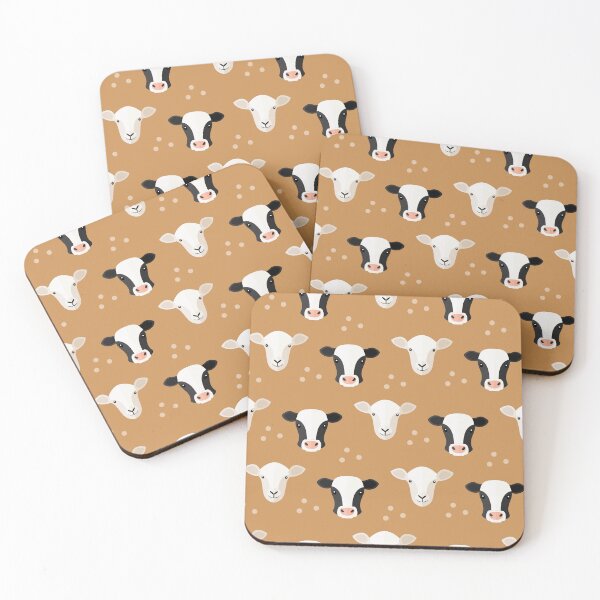 Item preview, Farm animals on brown designed and sold by reneesillus.