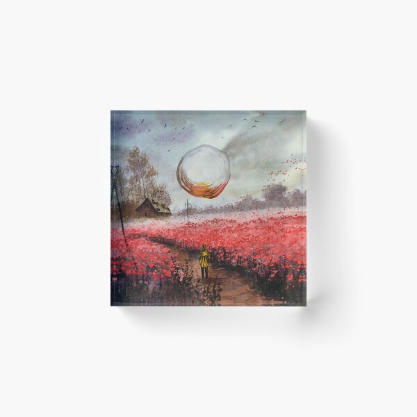 Item preview, Stalker Anomaly in the poppy field  designed and sold by GorbachenkoArt.