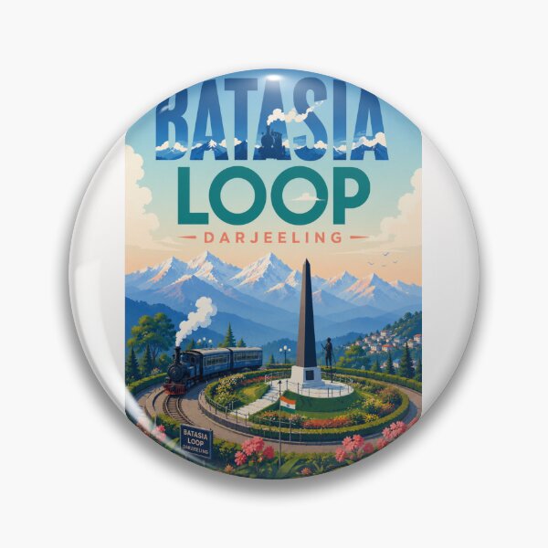 Item preview, Batasia Loop Darjeeling Himalayan Railway West Bengal India designed and sold by Places On Earth.