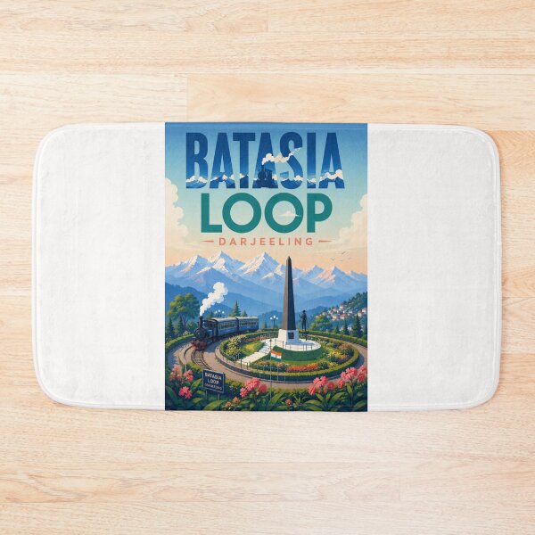 Item preview, Batasia Loop Darjeeling Himalayan Railway West Bengal India designed and sold by Places On Earth.