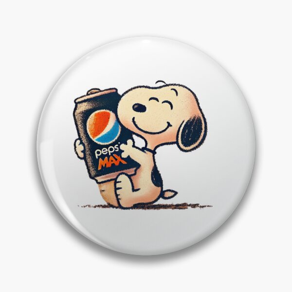 Item preview, Snoopy Loving Pepsi Max Cartoon Fan Art designed and sold by Moonpaw-Whimsy.