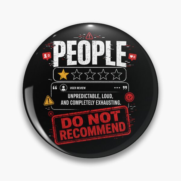 Item preview, People, One Star, Total Nightmare, Would Not Recommend designed and sold by THREE LITTLE BEANS.