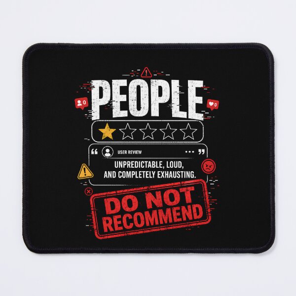 Item preview, People, One Star, Total Nightmare, Would Not Recommend designed and sold by THREE LITTLE BEANS.