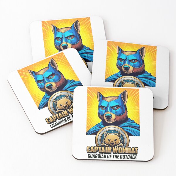 Item preview, Captain Wombat: The Epic Superhero Guardian of the Outback designed and sold by Surreal Characters & Cute Pups.