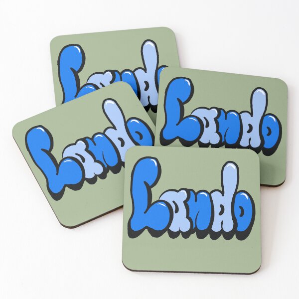 Item preview, Lando name in Blue graffiti calligrapher The top 10 best Personalized Custom Name designed and sold by Artonmytee.