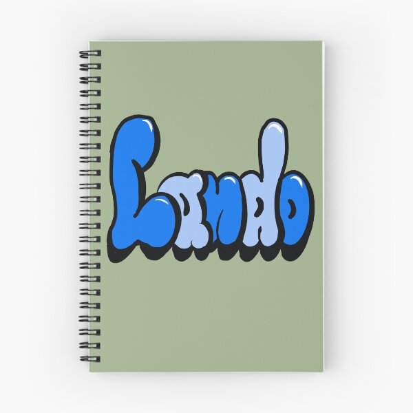 Artikelvorschau, Lando-Name in blauer Graffiti-Kalligrafie. Die Top 10 der besten personalisierten Namen. entworfen und verkauft von Artonmytee.