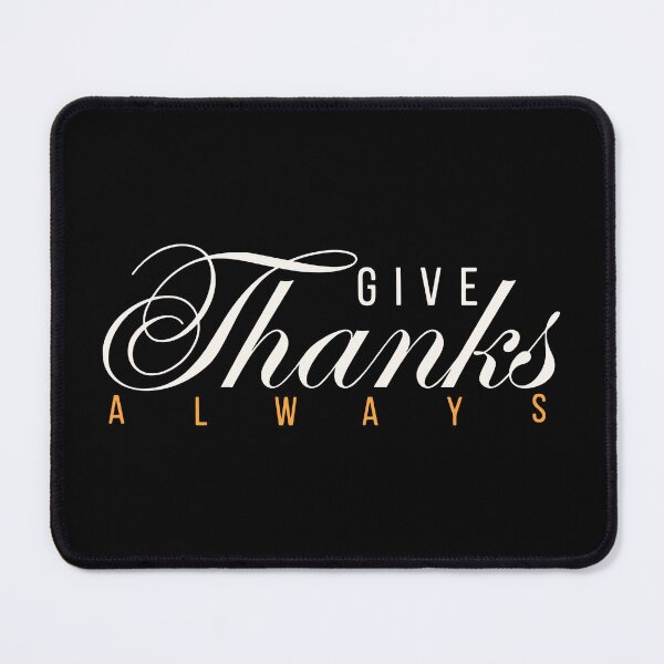 Item preview, Give Thanks Always – Simple Design designed and sold by Verse & Vibes.