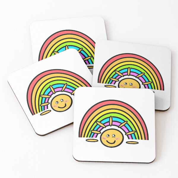 Item preview, Rainbow and sun scene designed and sold by LozzyARTs26.