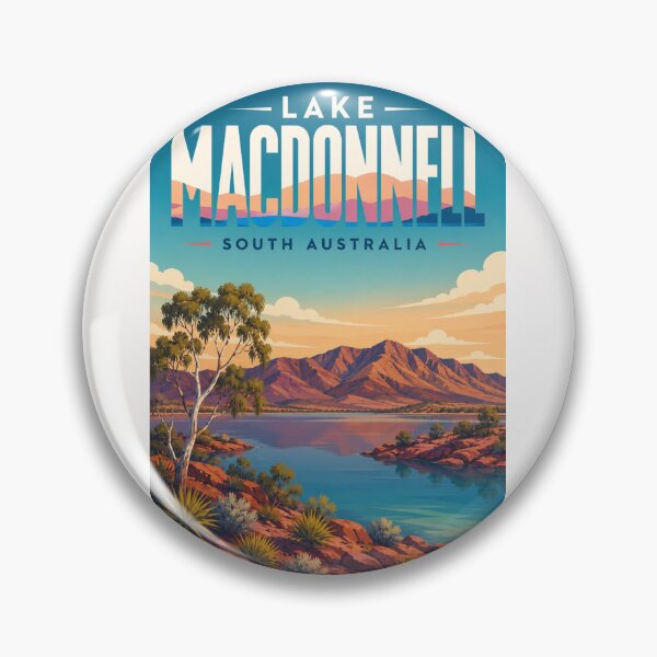 Item preview, Flinders Ranges and Lake MacDonnell South Australia Outback Landscape designed and sold by Places On Earth.