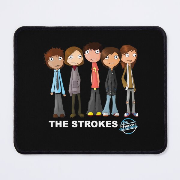 Item preview, The Strokes Indie Rock Band Cartoon Fan Art designed and sold by Moonpaw-Whimsy.