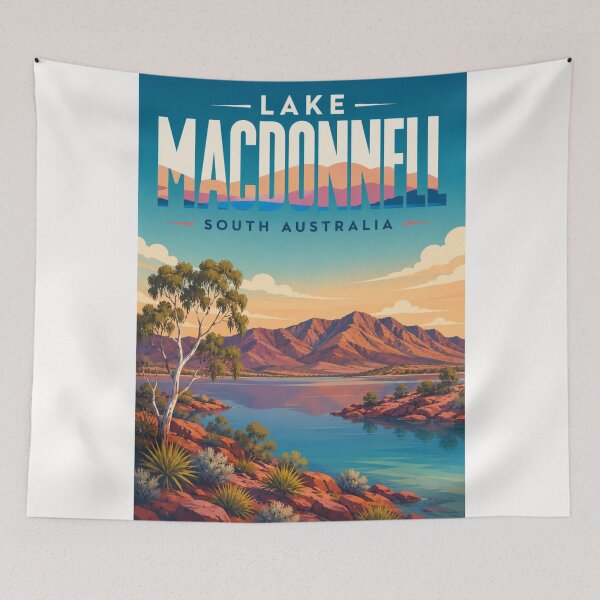 Item preview, Flinders Ranges and Lake MacDonnell South Australia Outback Landscape designed and sold by Places On Earth.
