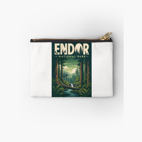 Item preview, Endor National Park Redwood Forest Galactic Landscape Inspired by Endor Moon designed and sold by Places On Earth.