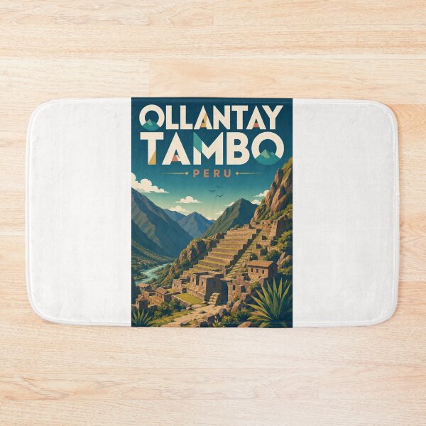 Item preview, Ollantaytambo Sacred Valley Peru Inca Ruins and Andes Mountains designed and sold by Places On Earth.