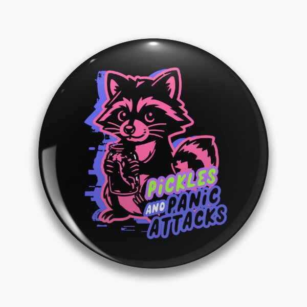 Item preview, Pickles And Panic Attacks - Funny Mental Health Meme Aesthetic designed and sold by DONT ASK CLUB.