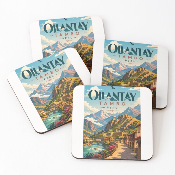 Item preview, Ollantaytambo in Sacred Valley Peru Inca Ruins with Andes Mountains designed and sold by Places On Earth.