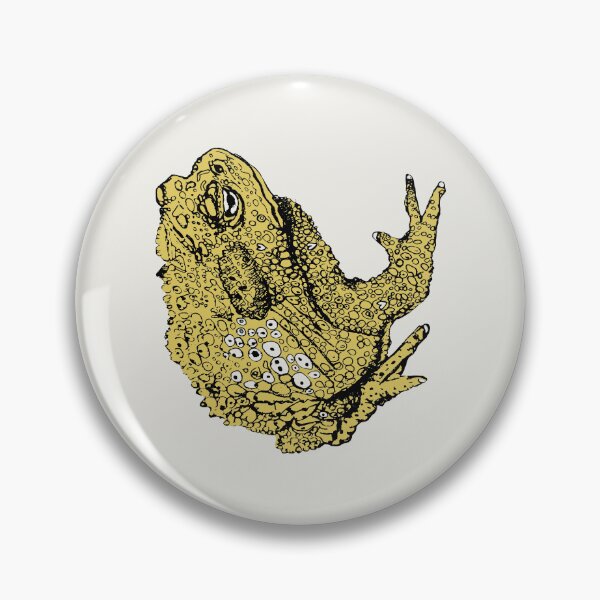Item preview, Toad - BG (#F0EEE9) and C1 (#E0CA5F) designed and sold by The Stippler Process.