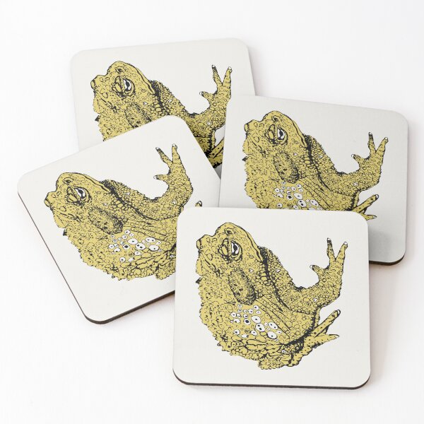 Item preview, Toad - BG (#F0EEE9) and C1 (#E0CA5F) designed and sold by The Stippler Process.