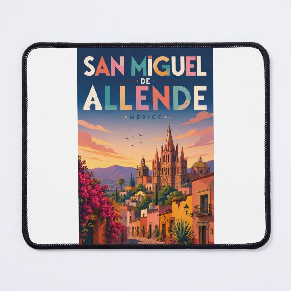 Item preview, San Miguel de Allende Guanajuato Mexico Colonial Skyline designed and sold by Places On Earth.