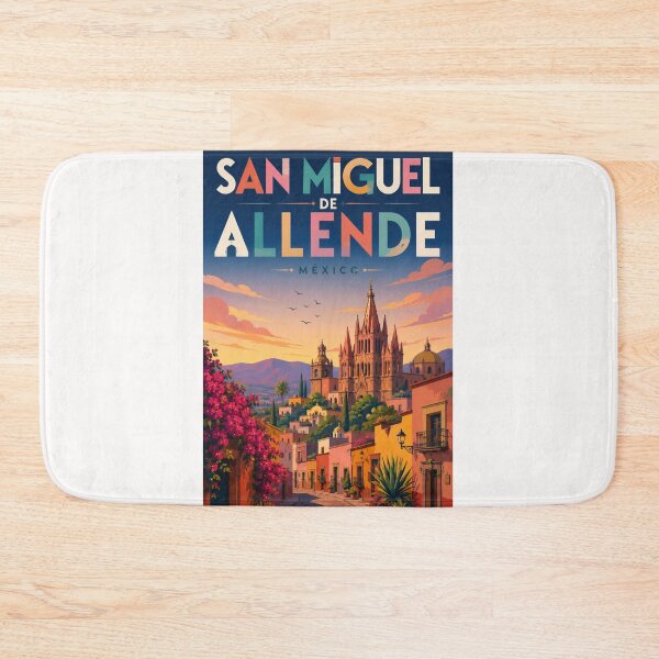 Item preview, San Miguel de Allende Guanajuato Mexico Colonial Skyline designed and sold by Places On Earth.