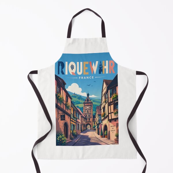 Item preview, Riquewihr Alsace France Medieval Wine Route Village designed and sold by Places On Earth.