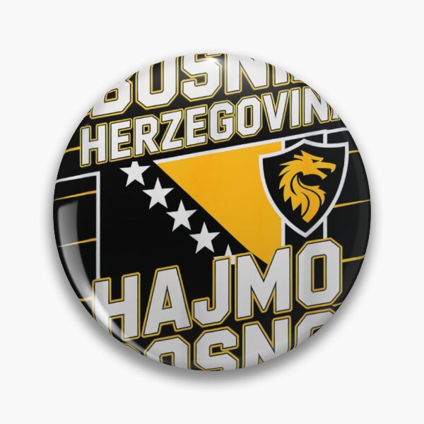 Item preview, Bosnia And Herzegovina National Football Team Hajmo Bosno Pride Lion Design designed and sold by LanoraDamie.