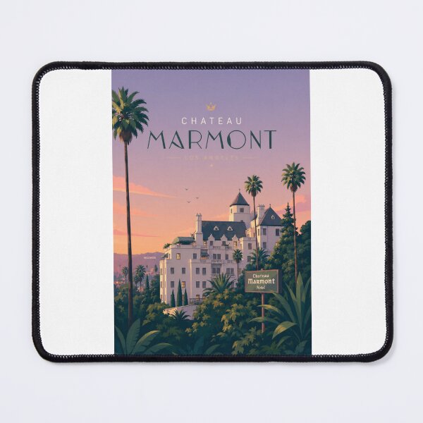 Item preview, Chateau Marmont Sunset on Sunset Boulevard Los Angeles California designed and sold by Places On Earth.