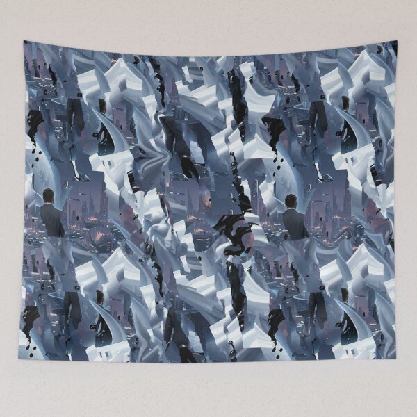 Item preview, Futuristic urban illusions are shattered designed and sold by Sigtrix.