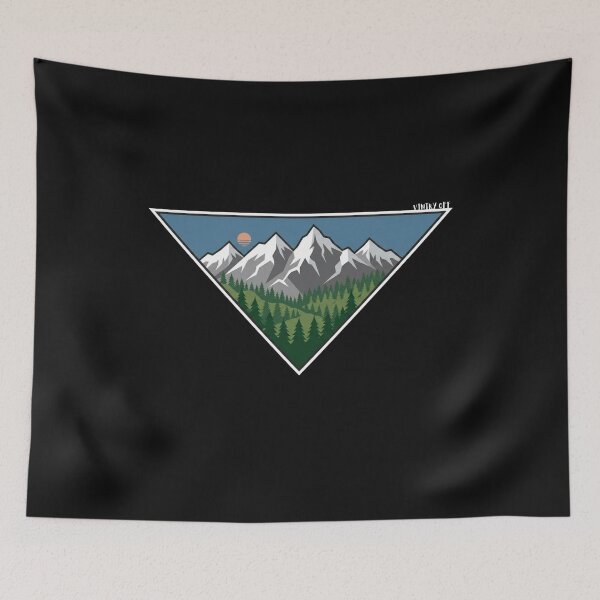 Item preview, Mountain Triangle Vector Art Vintry Off  designed and sold by VintryOff.