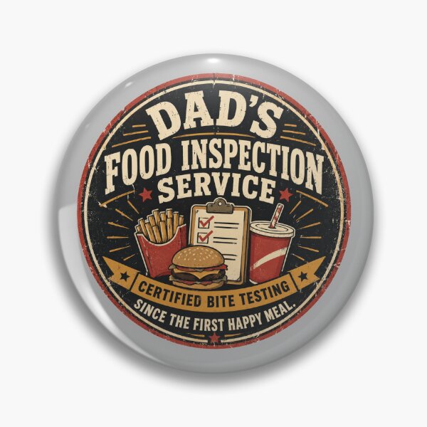 Item preview, Dad’s Food Inspection Service Funny Dad designed and sold by POD DYNASTY.