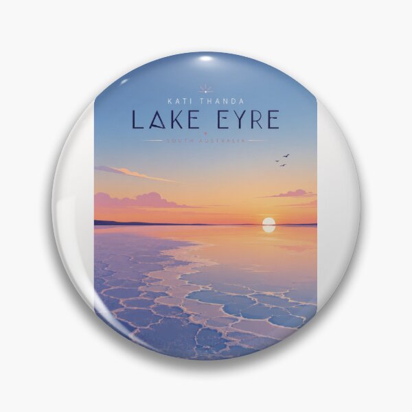 Item preview, Kati Thanda Lake Eyre South Australia Salt Lake Horizon designed and sold by Places On Earth.