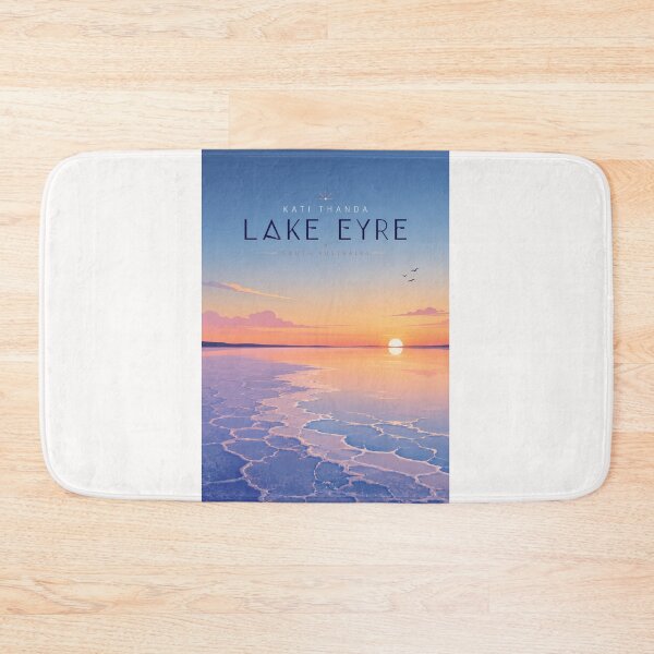Item preview, Kati Thanda Lake Eyre South Australia Salt Lake Horizon designed and sold by Places On Earth.