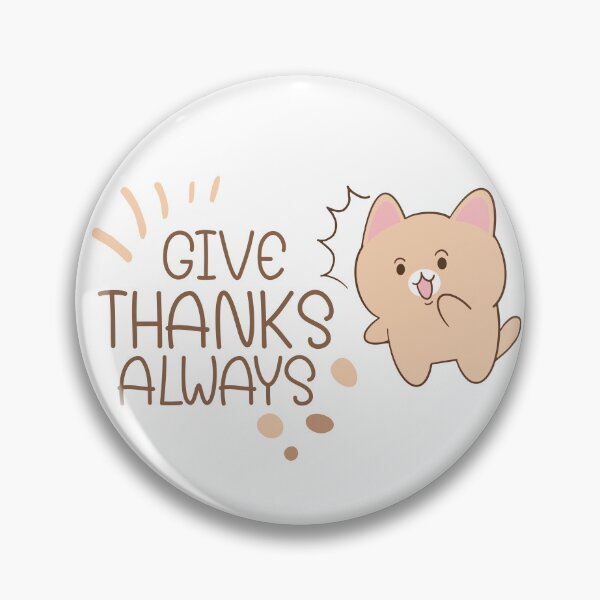 Item preview, Give Thanks Always – Christian Quote designed and sold by Verse & Vibes.
