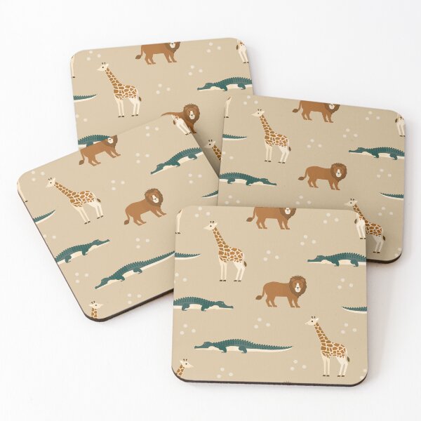 Item preview, Safari adventures on brown designed and sold by reneesillus.