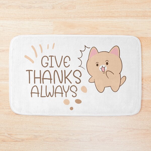 Item preview, Give Thanks Always – Christian Quote designed and sold by Verse & Vibes.