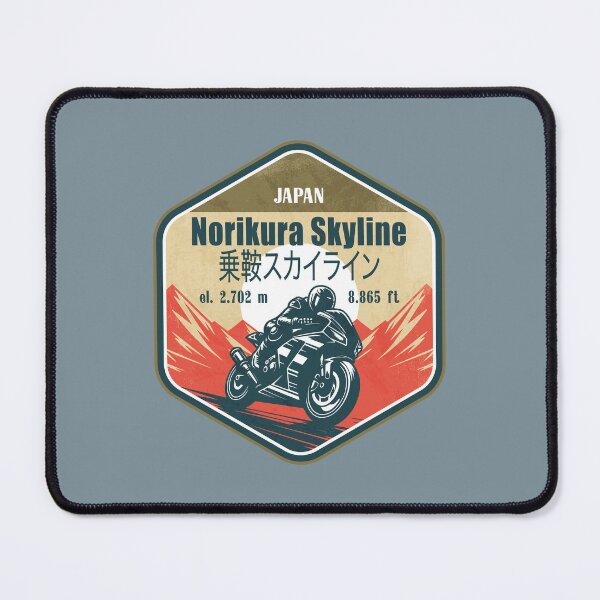 Item preview, Norikura Skyline Alps Japan Biker Badge designed and sold by CynthiaGraphics.