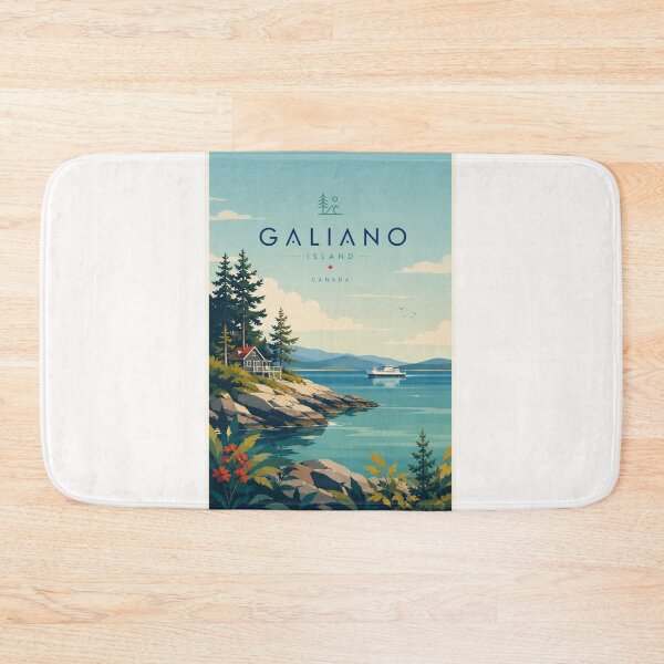 Item preview, Galiano Island Gulf Islands British Columbia Canada Coastline designed and sold by Places On Earth.