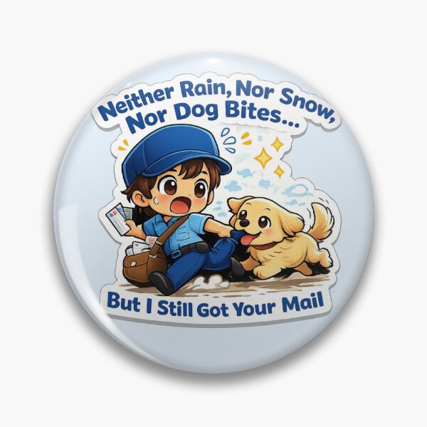 Item preview, Mailman Dog Sticker, Funny USPS Gift for Postal Worker Dad designed and sold by Digital_products_0111.