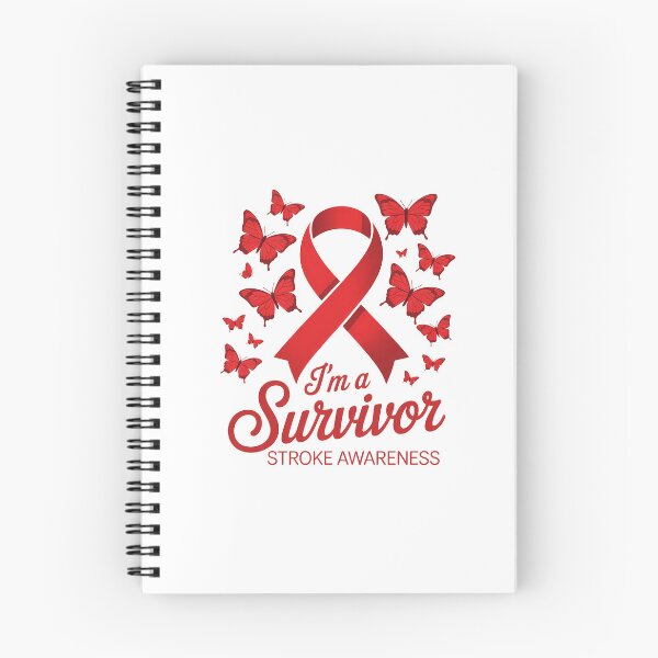 Item preview, I'm a Survivor Stroke Awareness Red Ribbon designed and sold by SapfireStuArt.