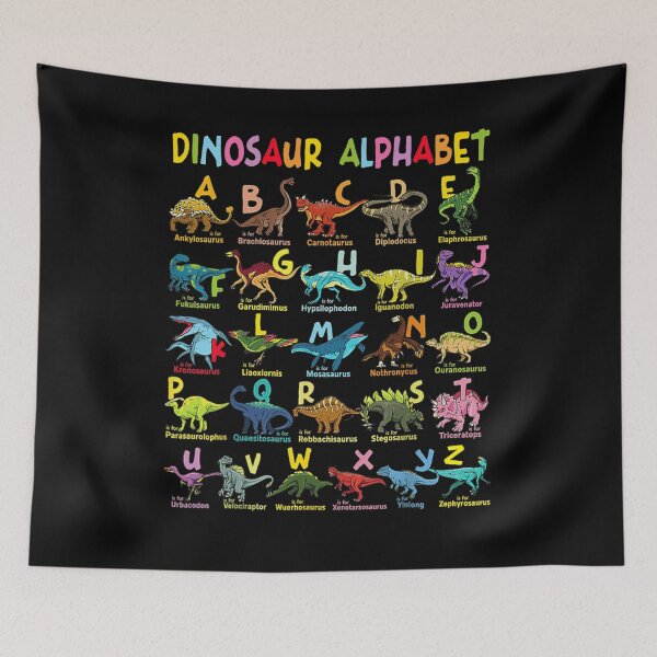 Item preview, Cute Educational Dinosaur Alphabet From A To Z Graphic For Kids designed and sold by LanoraDamie.