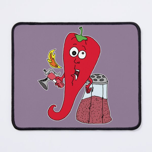 Item preview, Funny Chili Pepper Spicy Hot Food Pun Extinguisher Meme designed and sold by MyxaART.
