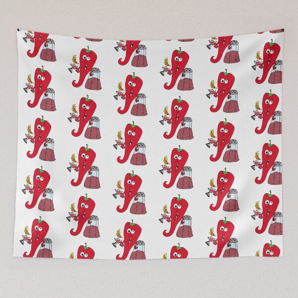 Item preview, Funny Chili Pepper Spicy Hot Food Pun Extinguisher Meme designed and sold by MyxaART.