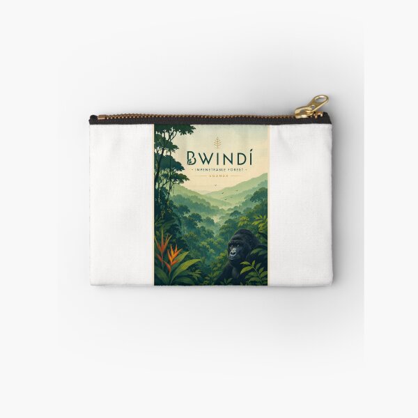 Item preview, Bwindi Impenetrable Forest Uganda Mountain Gorilla and Albertine Rift Region designed and sold by Places On Earth.