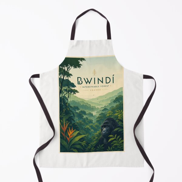 Item preview, Bwindi Impenetrable Forest Uganda Mountain Gorilla and Albertine Rift Region designed and sold by Places On Earth.